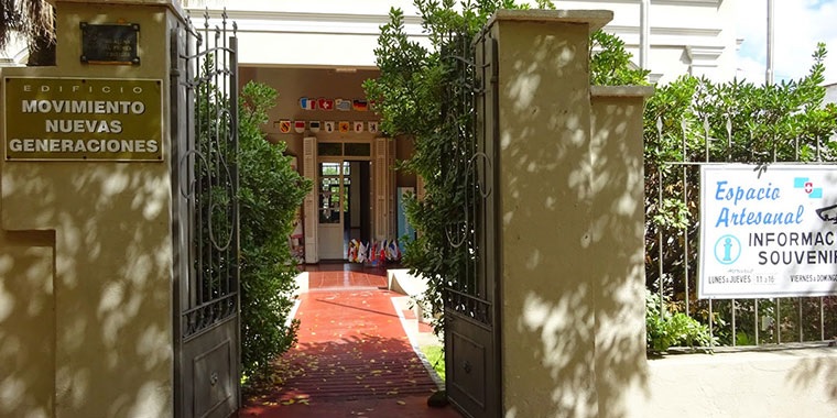 Entrada del Edificio Movimiento Nuevas Generaciones — 25 de Agosto 1179, Nueva Helvecia